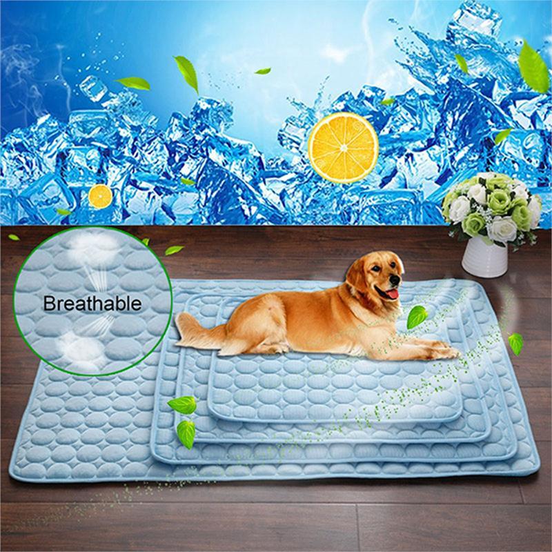 Pet Dog Cat Ice Silk Cold Nest Pad For Cooling In Summer view 14
