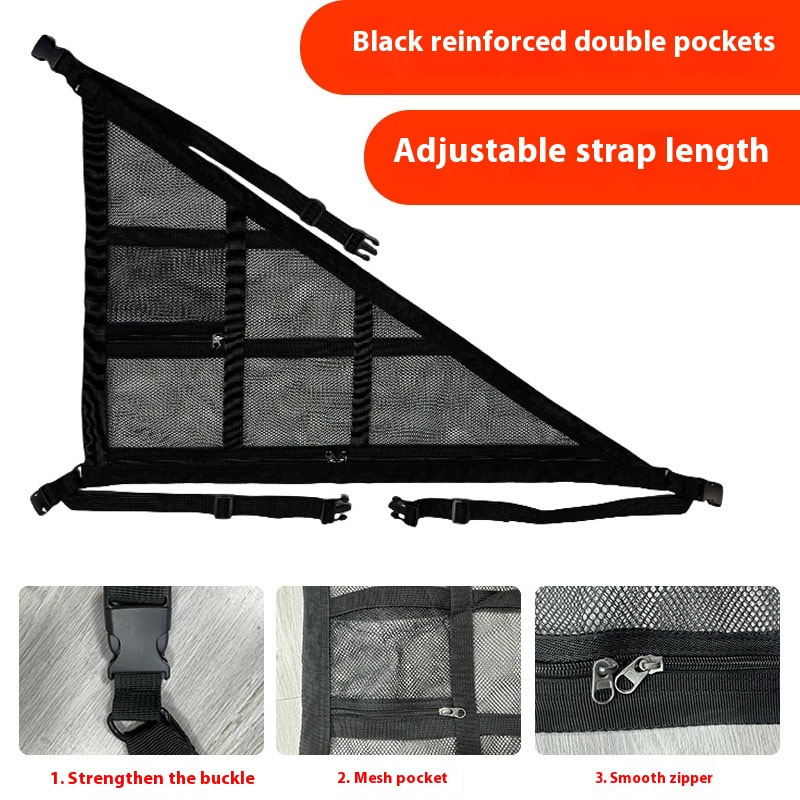 Mesh Triangle Buggy Car Storage Bag view 6