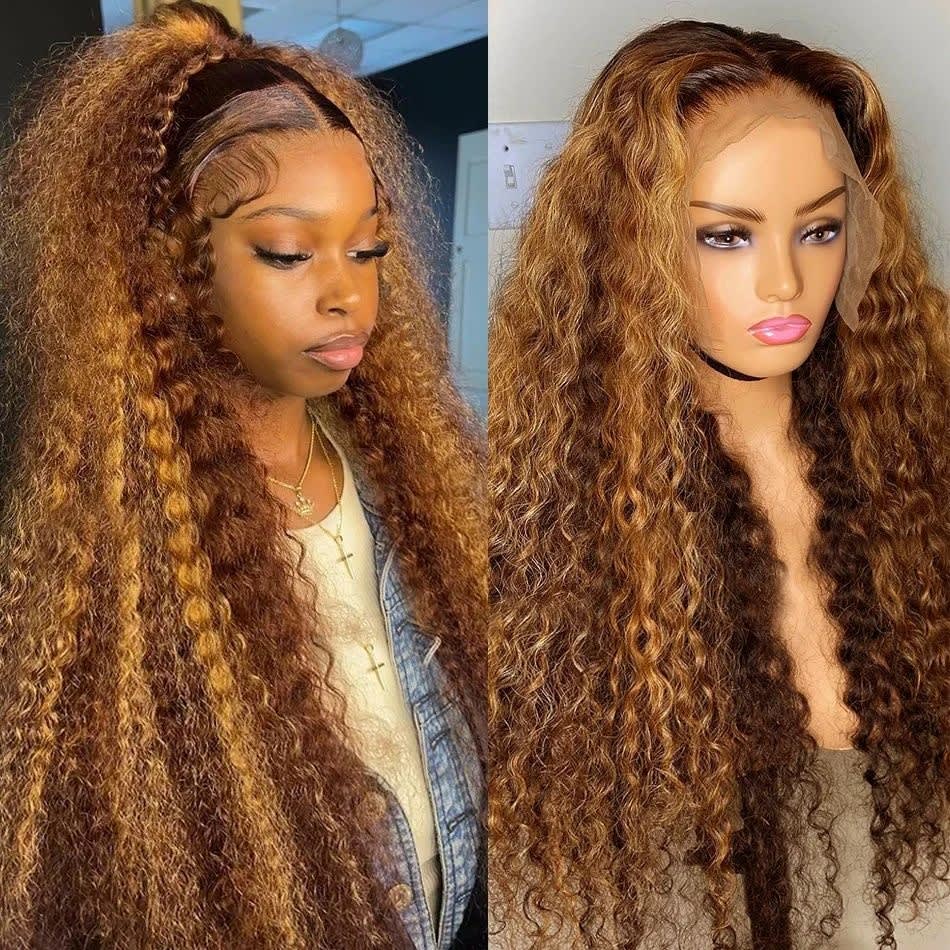 Small Volume Wound Tube Afro Long Curly Wig view 10
