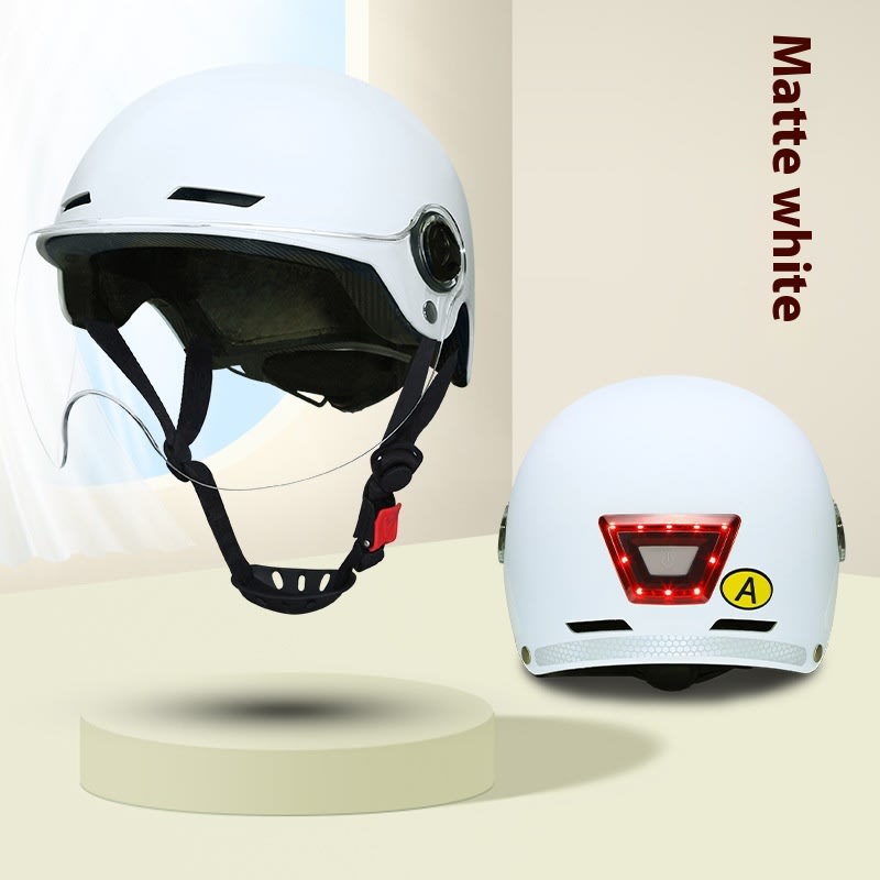 Voice Smart Bluetooth Accessible Phone Warning Light Helmet view 1