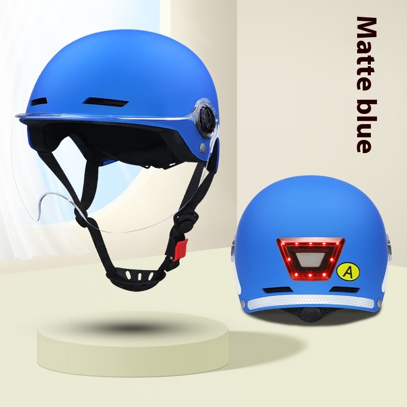 Voice Smart Bluetooth Accessible Phone Warning Light Helmet view 3