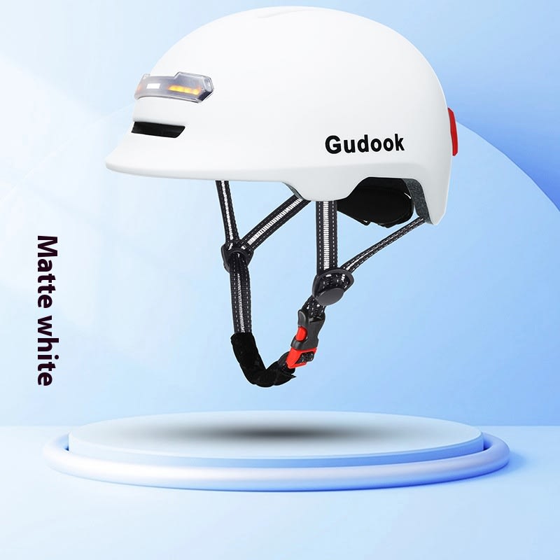 Front And Rear With Steering Kill Car Lights Voice Button Dual Control Smart Helmet Basket Teeth Answer Call Music Navigation view 9
