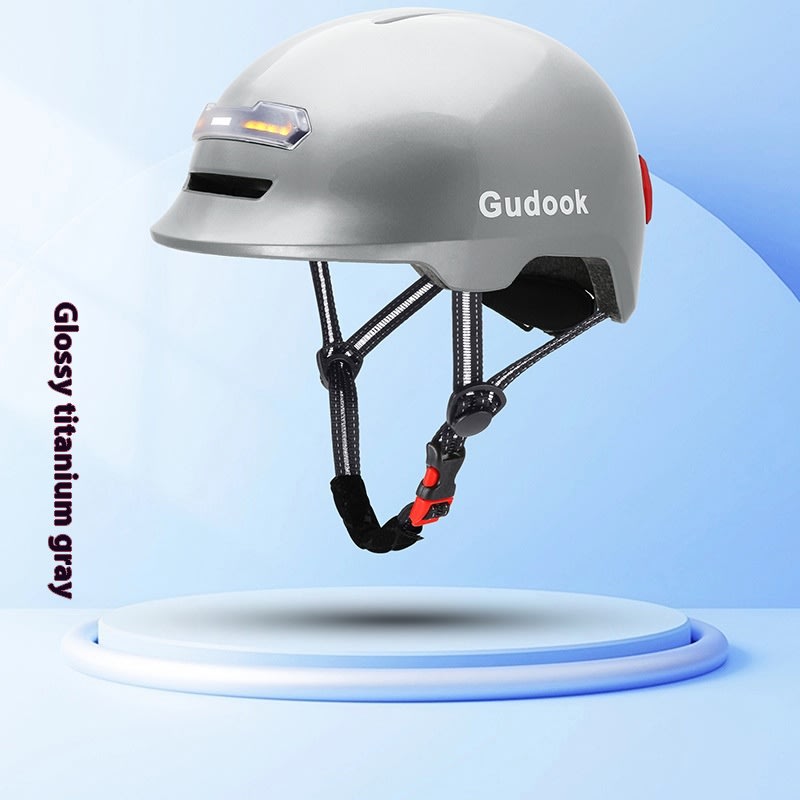 Front And Rear With Steering Kill Car Lights Voice Button Dual Control Smart Helmet Basket Teeth Answer Call Music Navigation view 6