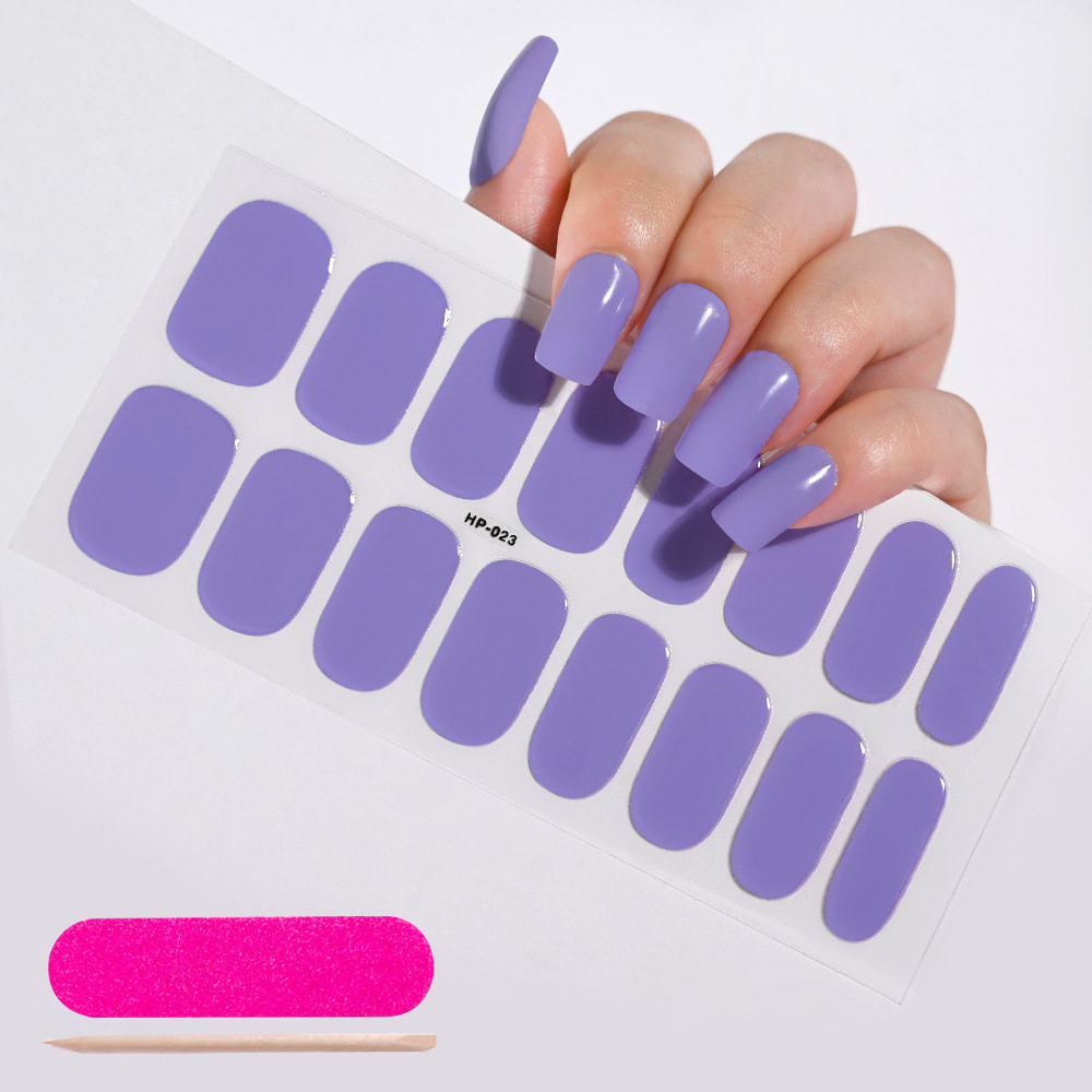 Waterproof And Durable Second Generation Semi-cured UV Nail Beauty Stickers view 4