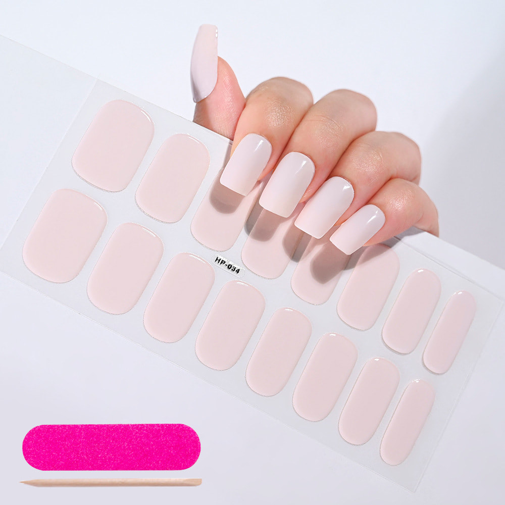 Waterproof And Durable Second Generation Semi-cured UV Nail Beauty Stickers view 14