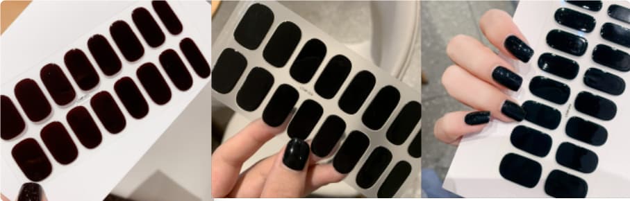 Waterproof And Durable Second Generation Semi-cured UV Nail Beauty Stickers view 41