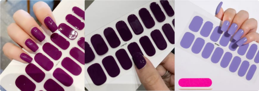 Waterproof And Durable Second Generation Semi-cured UV Nail Beauty Stickers view 36