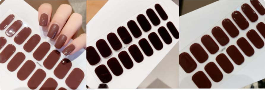 Waterproof And Durable Second Generation Semi-cured UV Nail Beauty Stickers view 34