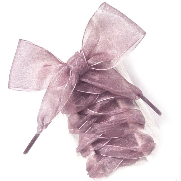 Creative Versatile Solid Color Transparent Lace Shoelaces view 2
