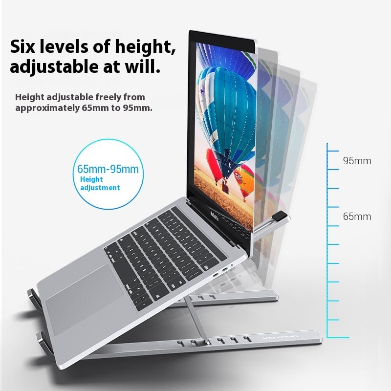 Laptop Stand Desktop Aluminum Alloy Heat Dissipation view 3