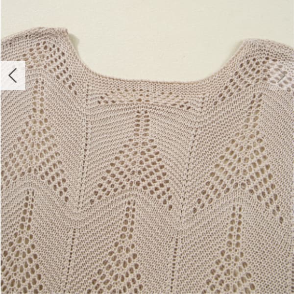 Female Leisure Hollow Out Parchment Hollow Sleeve Casual Sweater view 3