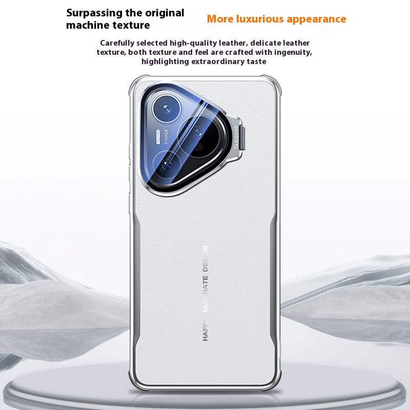 All-inclusive Drop-resistant Plain Leather Phone Case view 7