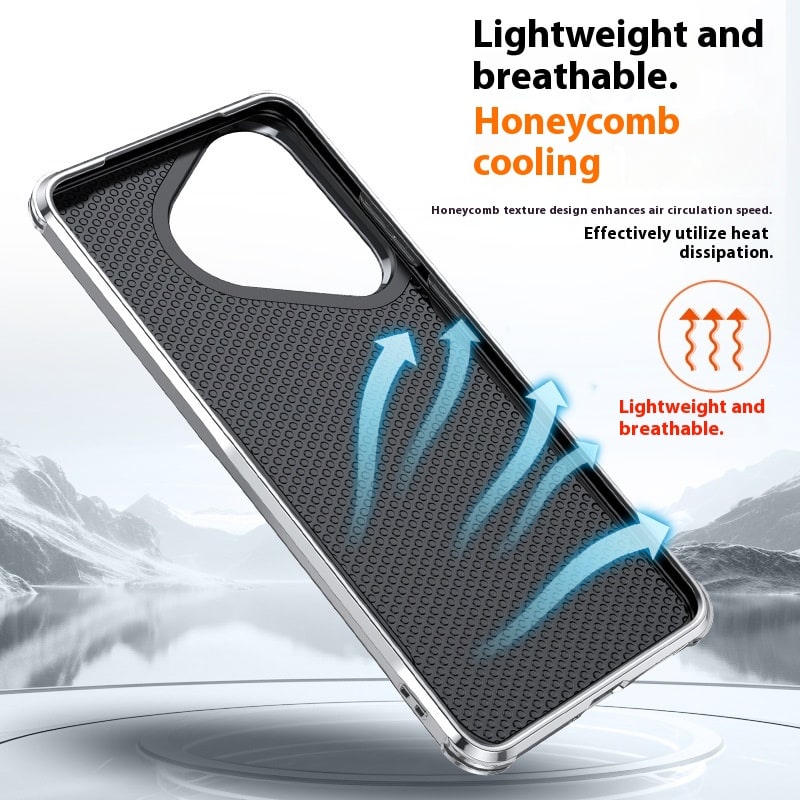 All-inclusive Drop-resistant Plain Leather Phone Case view 4