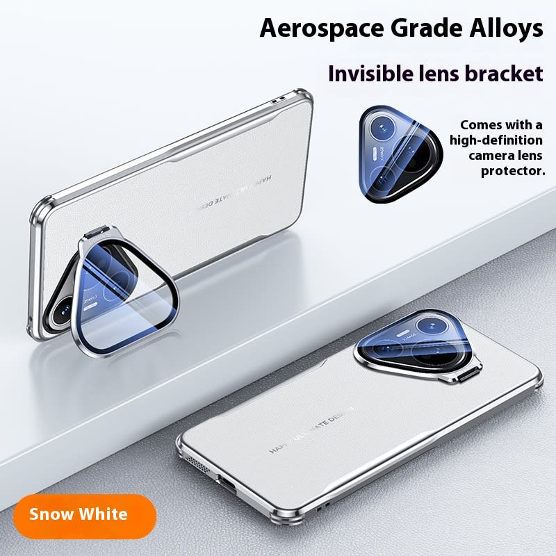 All-inclusive Drop-resistant Plain Leather Phone Case view 2
