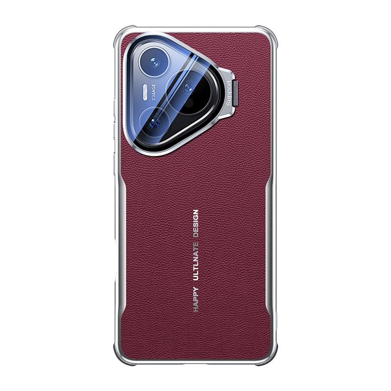 All-inclusive Drop-resistant Plain Leather Phone Case view 9