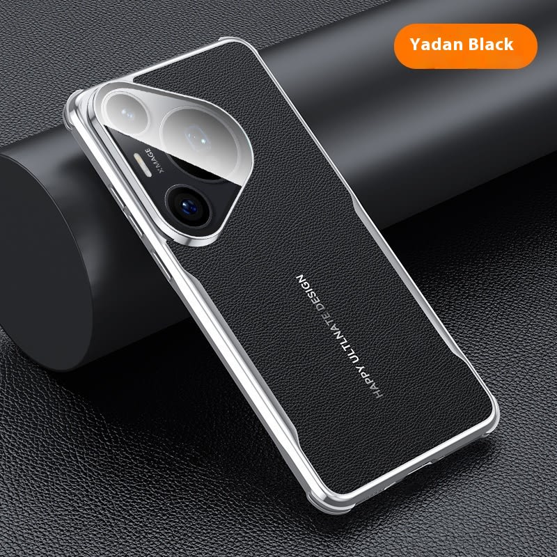 All-inclusive Drop-resistant Plain Leather Phone Case view 6