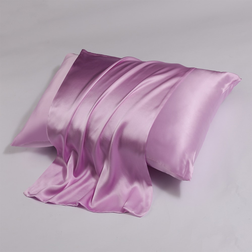 Zipper Silk Double-sided Pillowcase Household view 4