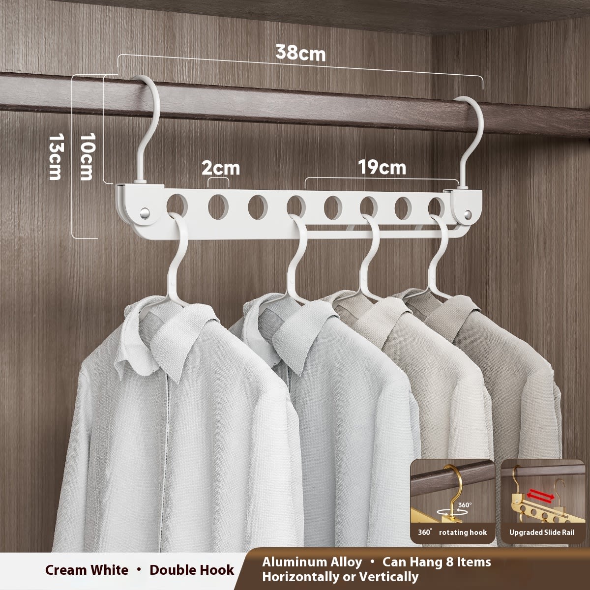 Clothes Special Multi-functional Light Luxury Folding Thickening Storage Rack view 7