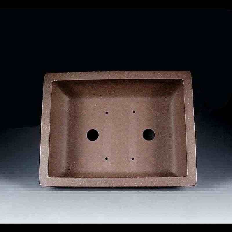Retro Domestic Square Purple Sand Flowerpot