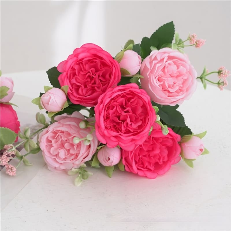 Peony Rose Home Decoration Wedding Hand Holding view 3