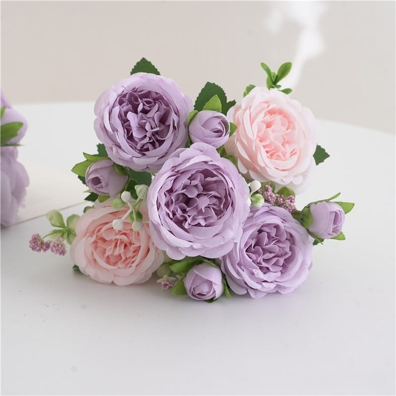 Peony Rose Home Decoration Wedding Hand Holding view 11