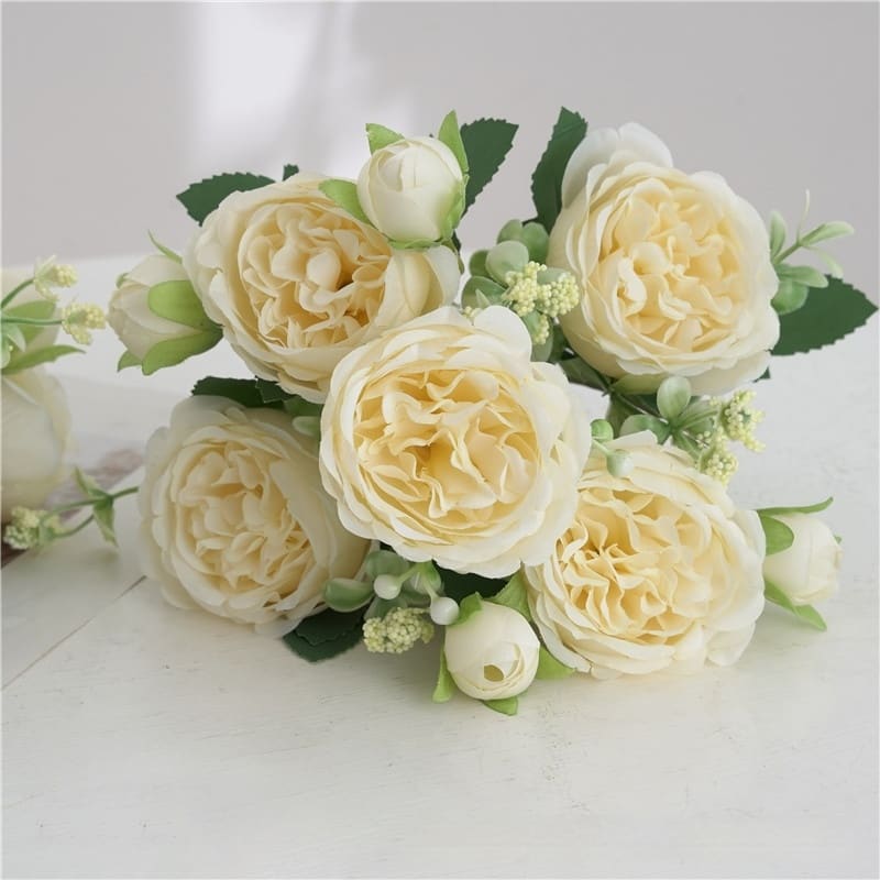 Peony Rose Home Decoration Wedding Hand Holding view 7