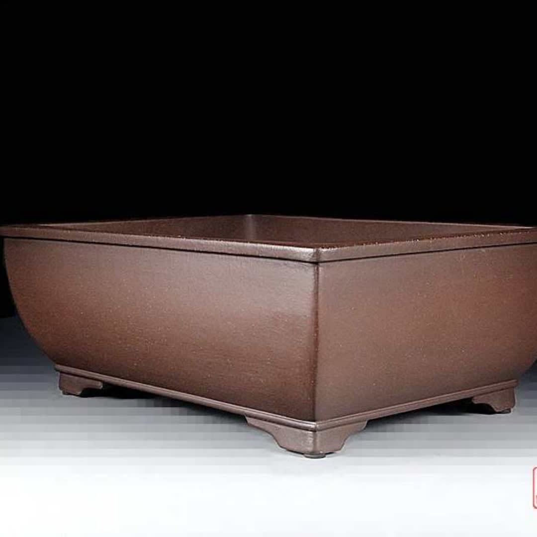 Retro Domestic Square Purple Sand Flowerpot view 4
