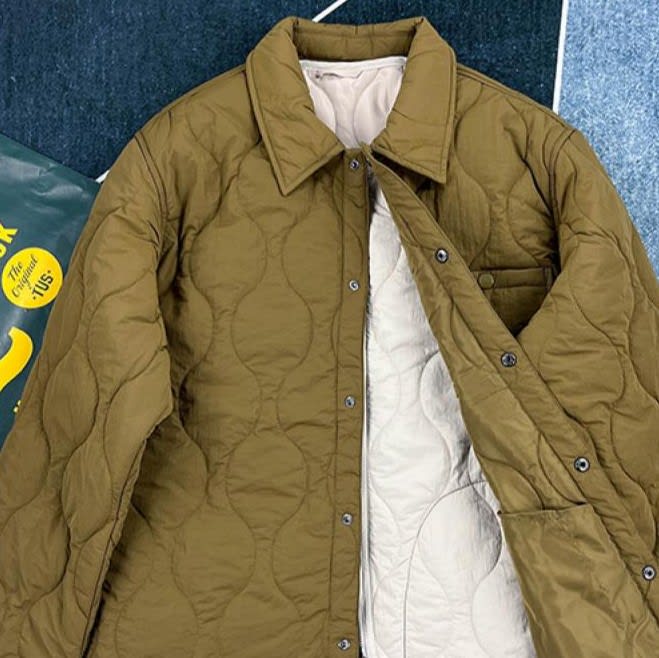 Diamond Embossed Cotton Coat Outdoor Keep Warm Coat view 2