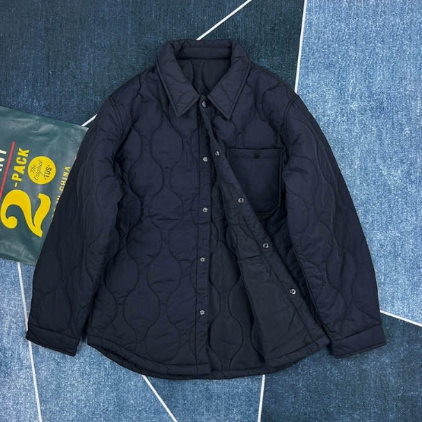 Diamond Embossed Cotton Coat Outdoor Keep Warm Coat view 4