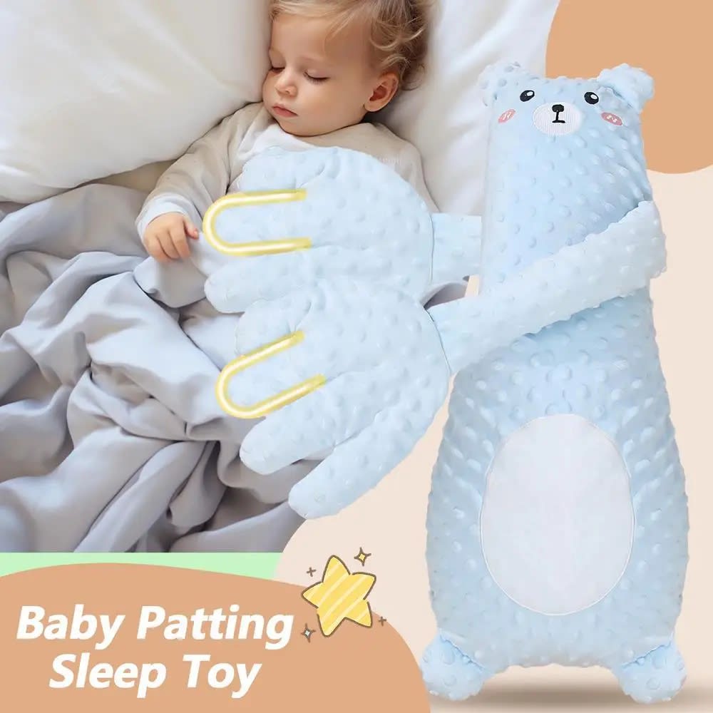 Infant Exhaust Pillow Hand Remote Controlled Soothing For Baby Sleep Cartoon Plush Toddler Comforting Hand view 5
