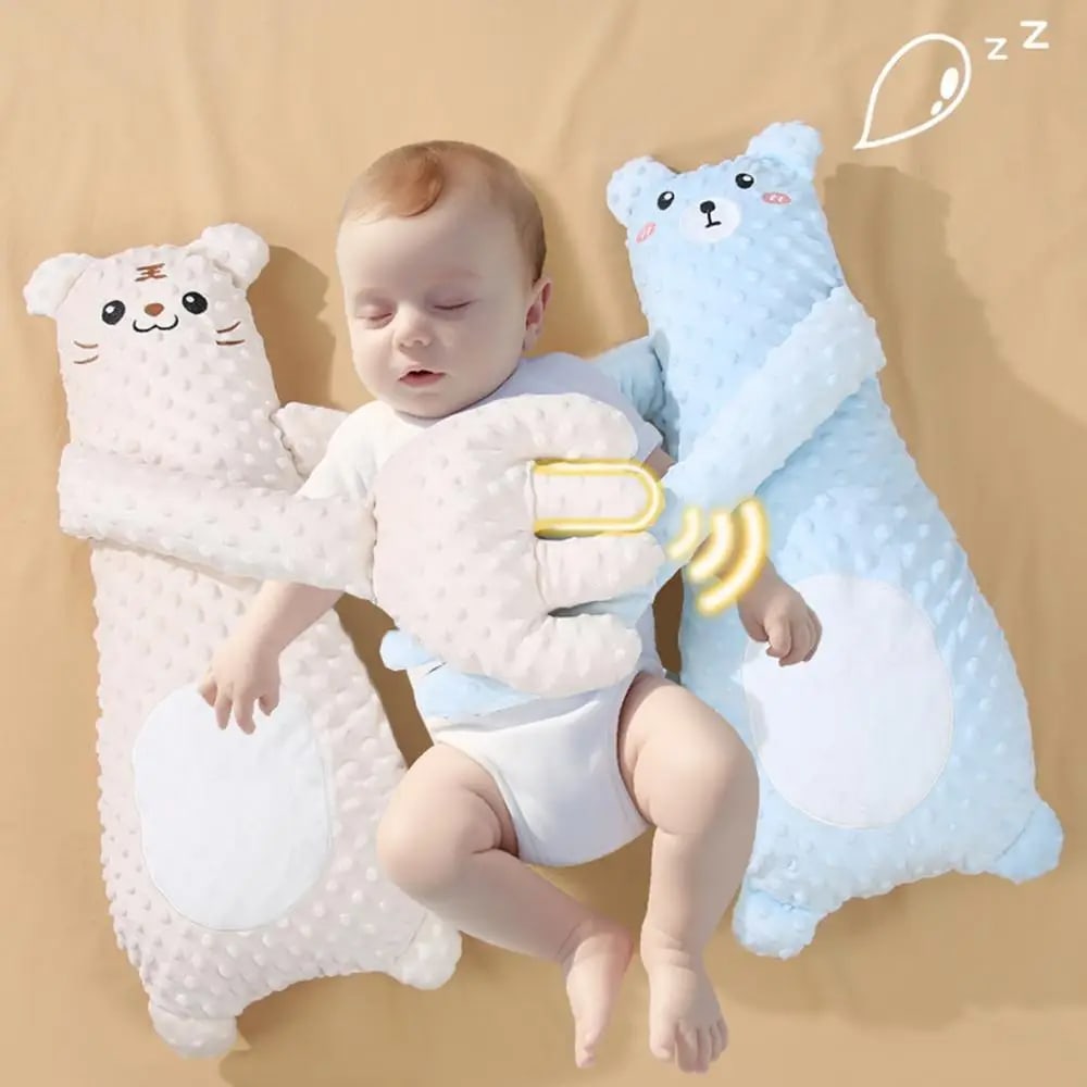 Infant Exhaust Pillow Hand Remote Controlled Soothing For Baby Sleep Cartoon Plush Toddler Comforting Hand view 8