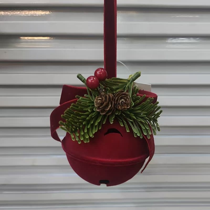 Exquisite Christmas Shop Windows Tree Hanging Decorations Ornaments Festival Party Atmosphere Decoration Props Christmas Bells view 11