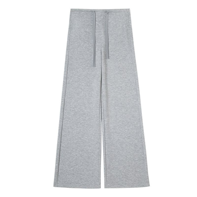 Women's High Waist Slimming And Straight Draping Casual Wide Leg Sweatpants view 7
