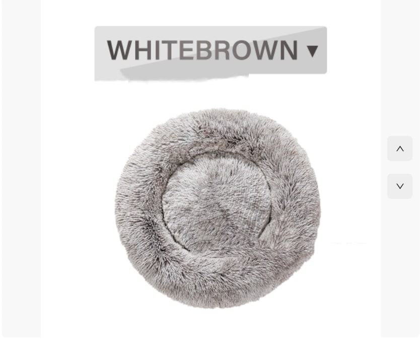 Round Long Hairy Autumn And Winter Nest Pad Cat Mattress view 3