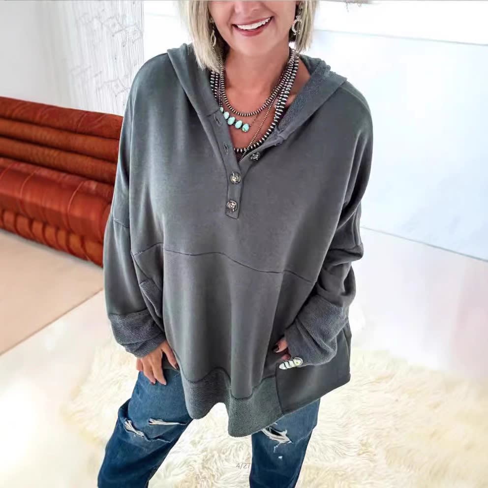 Women's New Hooded Loose Top Sweater