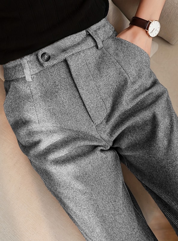 Women's High Waist Slimming And Straight Casual Trousers view 11