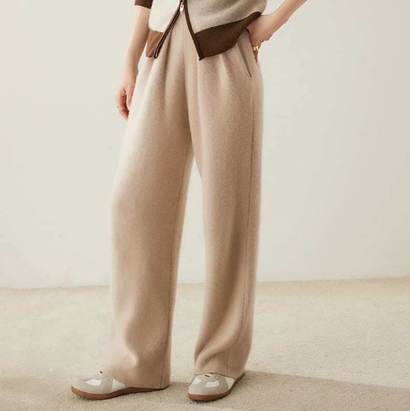Autumn And Winter Cashmere Women's Wide-leg Pants view 11