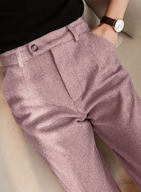 Women's High Waist Slimming And Straight Casual Trousers view 2