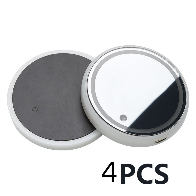 Colorful Cup Holder LED Light-up Coaster Solar & USB Charging Non-slip Coaster Ambient Light For Car Automatically view 7