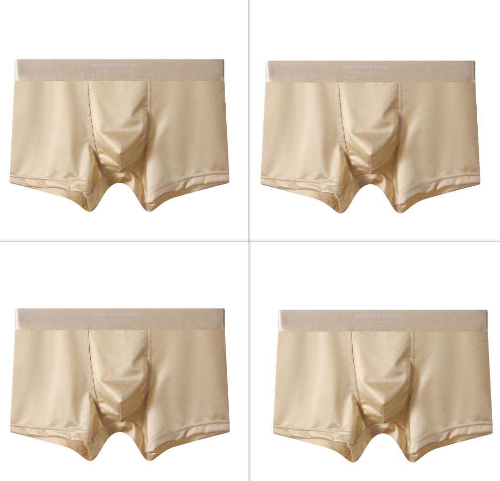 Men's Satin Light Luxury Ice Silk Underwear Summer view 6