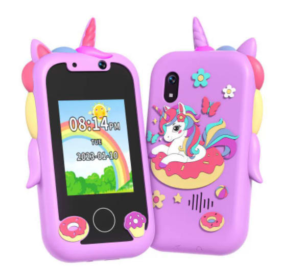 Early Childhood Education Photo Video Game Mini Bear Handheld Touch Mobile Phone Camera view 3