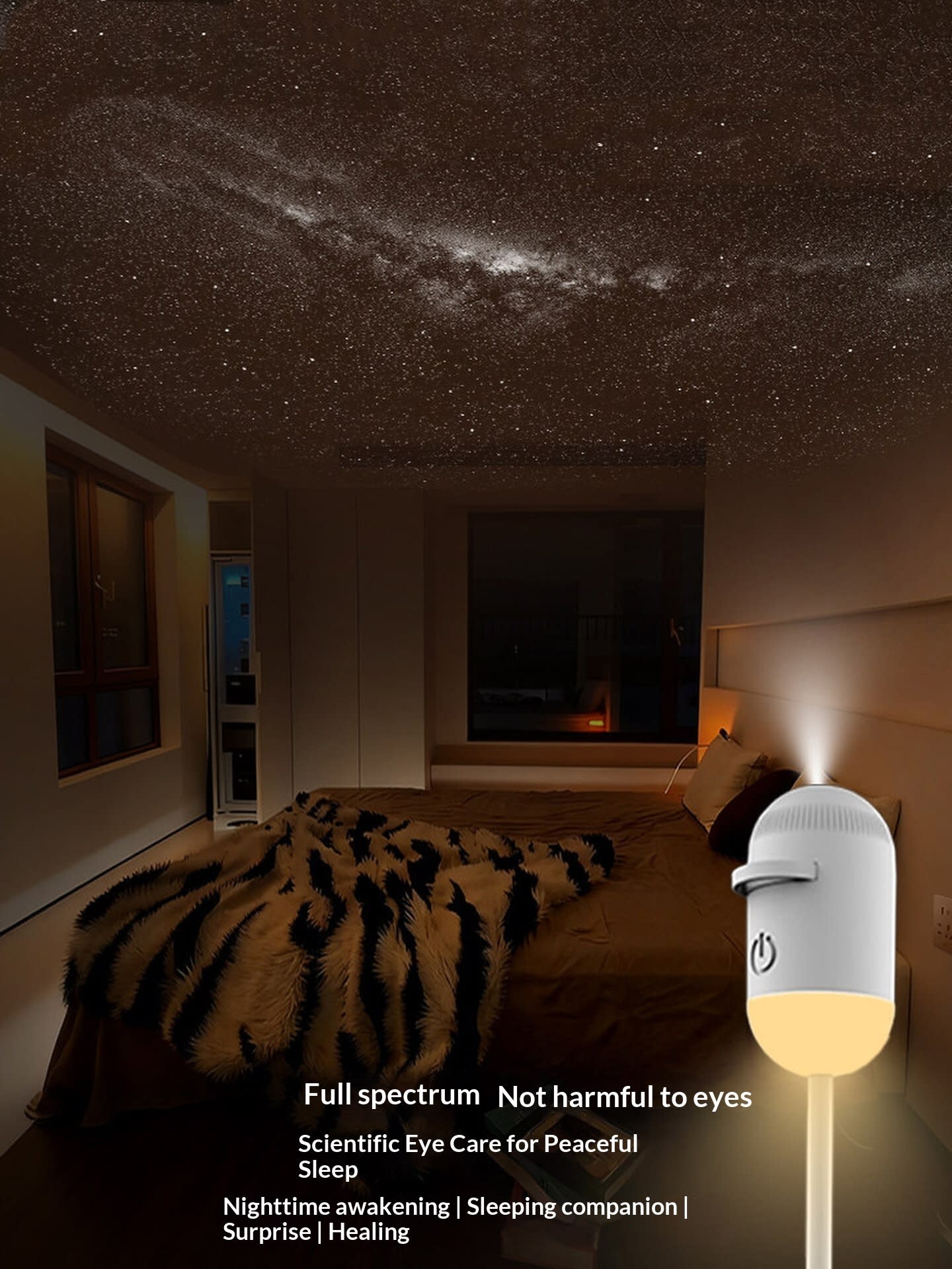 Night Light For The Bedroom Bedside Lamp For Sleep Baby Feeding And Eye Protection With USB Charging view 21