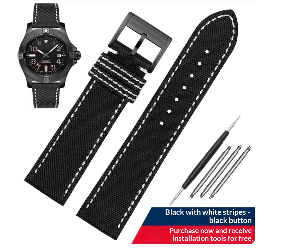 Nylon Watchband Watch Accessories Men view 4
