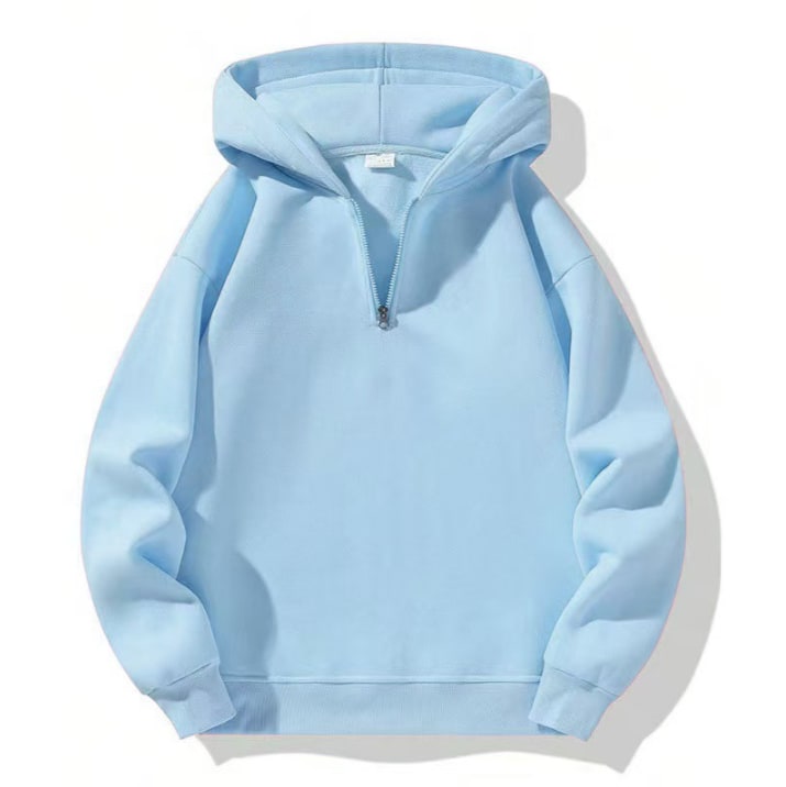 American Casual Zipper Hoodie Loose Sports Sweater view 8
