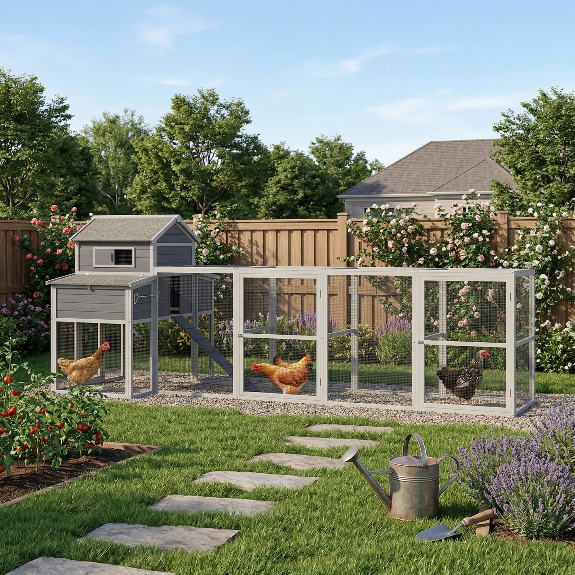 Wooden Chicken Coop view 5