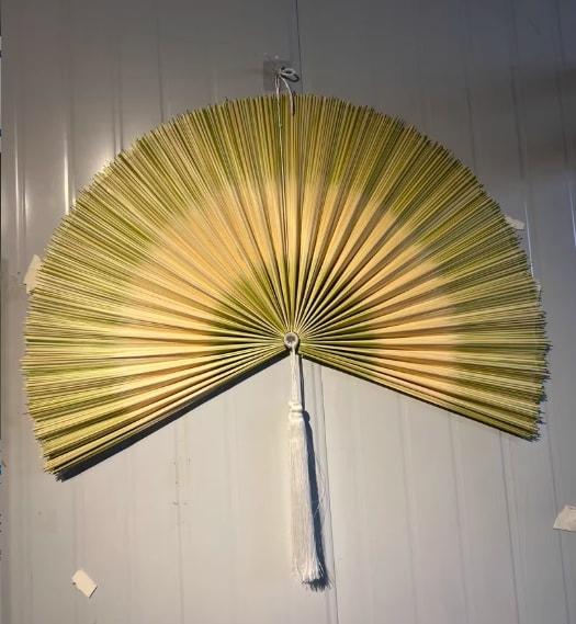 Decorative Hanging Fan For Tea Rooms Wall-Mounted Craft Fan Creative Decorative Hanging Ornament view 6