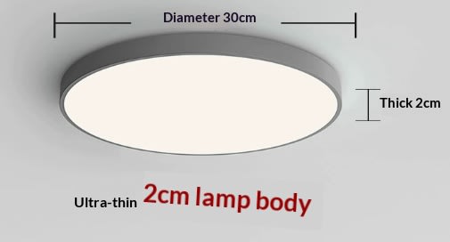 Modern minimalist ceiling light