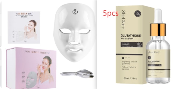 Touch Screen Seven-color Light Mask LED Photon Skin Rejuvenation view 4