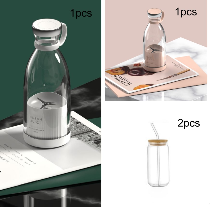 350ML Electric Juicer Blender Mixer USB Rechargeable Machine Household Portable Blender Maker Cup Kitchen Tool Kit view 25