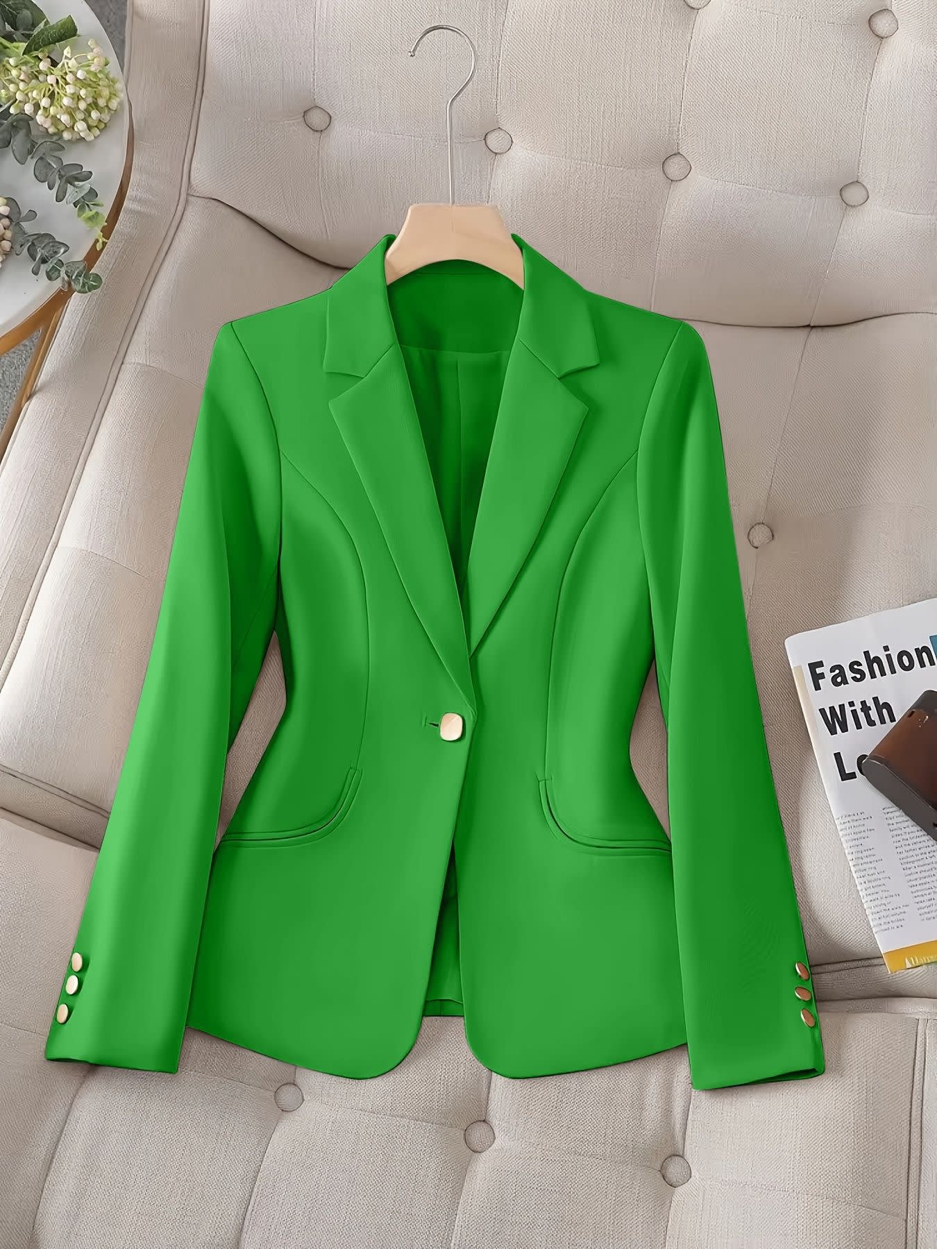 Women's Casual Slim Suit Jacket view 10